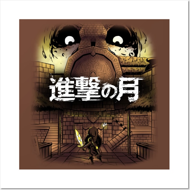 Attack on Moon Wall Art by Gil